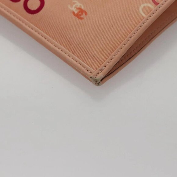 CHANEL Chain COCO Tote Bag Canvas Pink Gold CC Auth 105536 - Picture 15 of 16